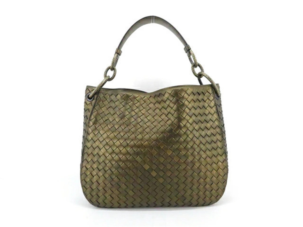 BOTTEGA VENETA Bag Shoulder Intrecciato Bronze Brown